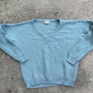 Light Blue Knit Sweater Size Small